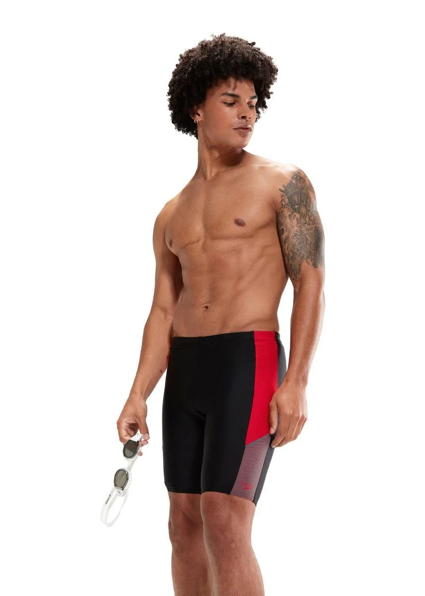 Speedo Dive Jammer - Black/Fed Red/Dove Grey 4 Speedo Dive Jammer - Black/Fed Red/Dove Grey - Image 2