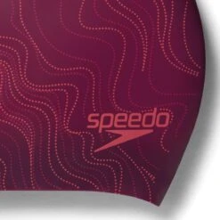 Speedo Long Hair Printed Silicone Cap - Chockaberry/ Cherry/ Cinder Rose -Speedo Store tumbnail c7ac479c ea31 400c 9b42 4817677ac712