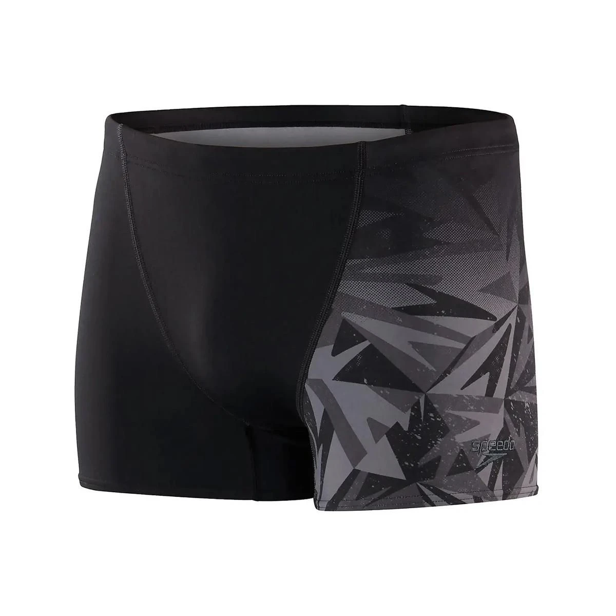 Speedo HyperBoom Placement V-Cut Aquashort - Black/ Oxid Grey 9 Speedo HyperBoom Placement V-Cut Aquashort - Black/ Oxid Grey - Image 7