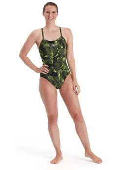 Speedo Allover Fixed Crossback Swimsuit - Black/ Atomic Lime 20 Speedo Allover Fixed Crossback Swimsuit - Black/ Atomic Lime -Speedo Store tumbnail c966a72d d898 4778 b903 44571b045526