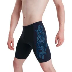 Speedo Boom Logo Placement Jammer - True Navy/ Bondi Blue -Speedo Store tumbnail d0c0246f 4d88 4cb2 8779 7af0e50170da