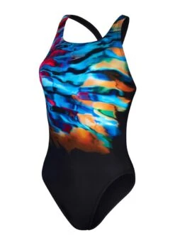 Speedo Placement Digital Leaderback Swimsuit - Black/Cobalt Pop/Hypersonic Blue/Electric Pink -Speedo Store tumbnail d457d762 7421 4dab bda5 fcd2d09e74e7