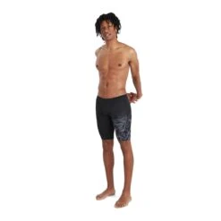 Speedo Men's Hyperboom Placement V-Cut Jammer - Black/ Oxid Grey -Speedo Store tumbnail d45dab4f d581 410c 943e 97c096e15c09