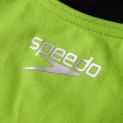 Speedo Girl's Solid Lane Line Back Swimsuit - Atomic Lime/ Electric Pink -Speedo Store tumbnail d4e8142d ee87 4f6d ad62 61c21fa6b5d7