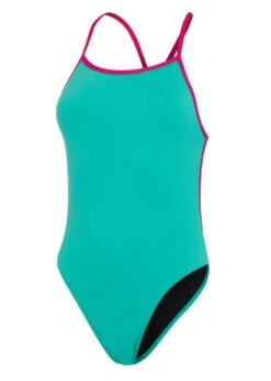 Speedo Solid Vback Swimsuit - Tile/ Electric Pink -Speedo Store tumbnail d547a961 de23 4753 a146 492c2f4734f0