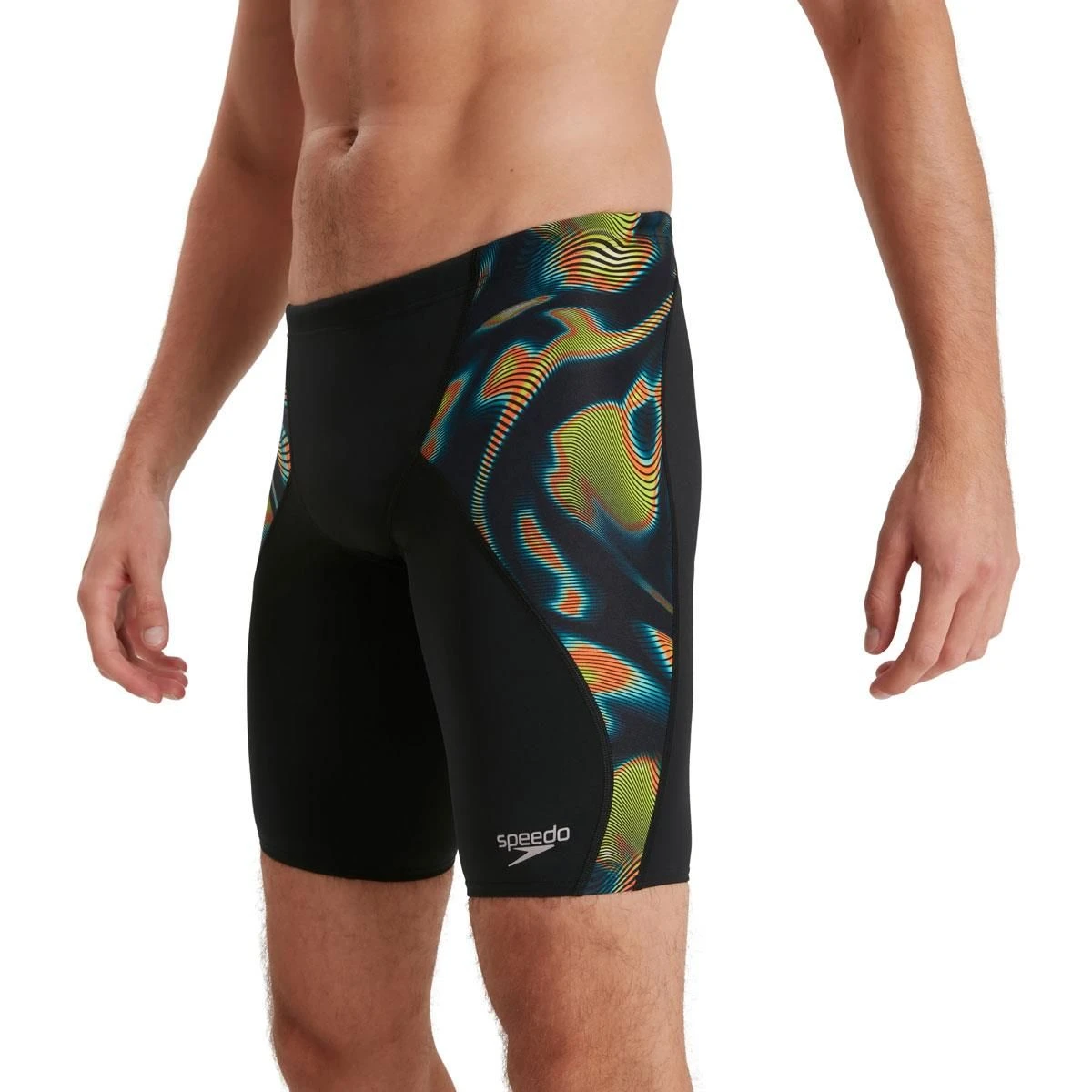 Speedo Allover Digital V-Cut Jammer - Black/ Lime/ Salso/ Adriatic 11 Speedo Allover Digital V-Cut Jammer - Black/ Lime/ Salso/ Adriatic - Image 9