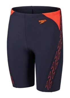 Speedo Boys Hyper Boom Logo Splice Jammer - True Navy/Volcanic Orange -Speedo Store tumbnail d753fb40 3726 403a a425 ab4e05dd7434