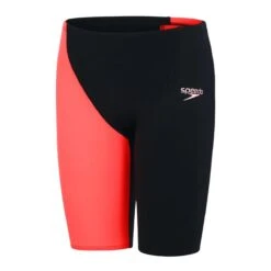 Speedo Boy's Fastskin Junior Endurance+ High Waisted Jammer - Black/ Phoenix Red/ Oxid Grey -Speedo Store tumbnail dc3a1fd0 3607 42c7 981d fb77fd53a07e