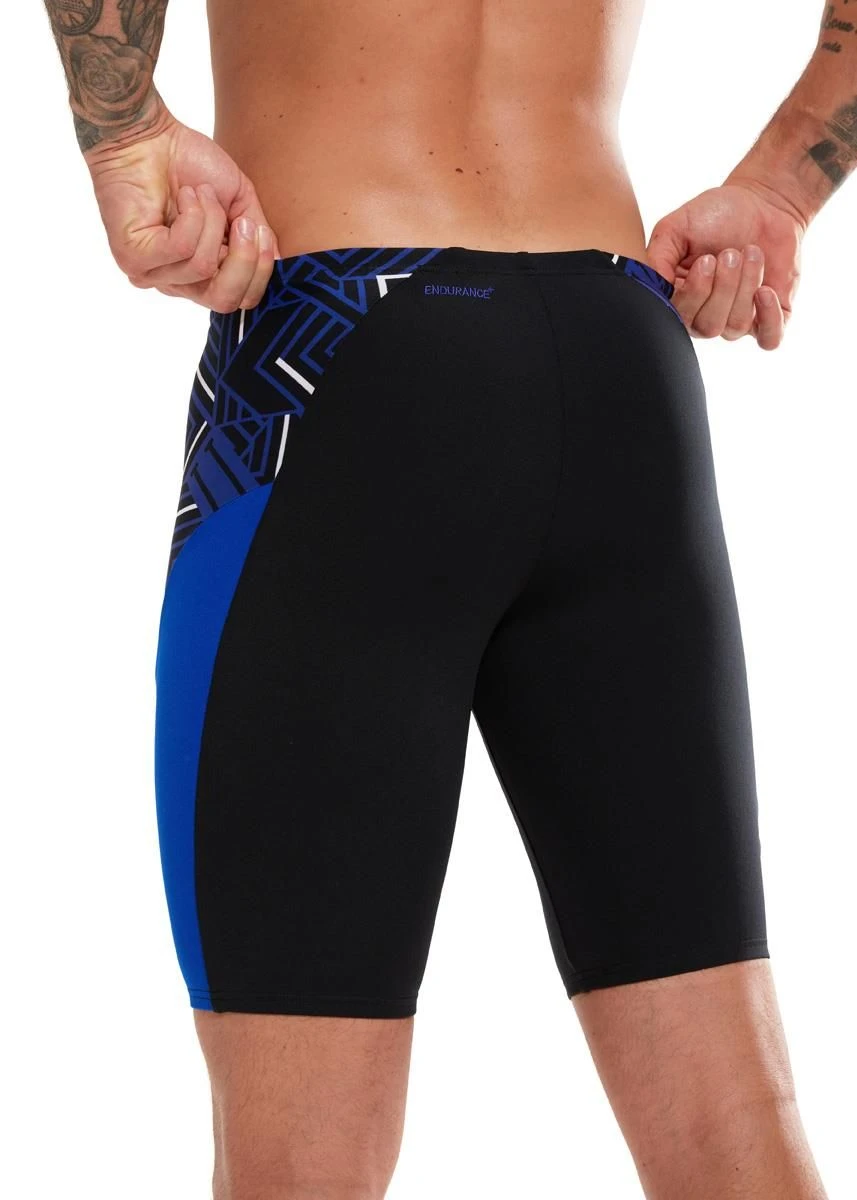 Speedo Eco Endurance+ Splice Jammer - Black/ Chroma Blue/ White 6 Speedo Eco Endurance+ Splice Jammer - Black/ Chroma Blue/ White - Image 4