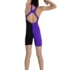 Speedo Girl's Fastskin Junior Endurance+ Openback Kneesuit - Black / Violet