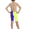Speedo Boy's Fastskin Junior Endurance+ High Waisted Jammer - Violet / Fluo Yellow