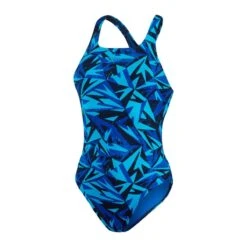 Speedo Boom Logo Allover Medalist Swimsuit - Navy/ Blue/ Pool -Speedo Store tumbnail ed81d7ae 42e9 429b be08 f0e51716f6c6