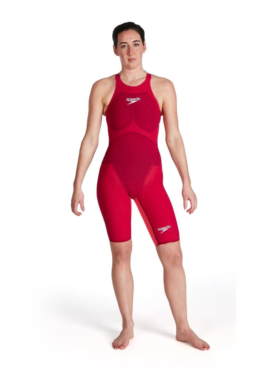 Speedo Fastskin LZR Pure Valor Openback Kneeskin - Sunrise 4 Speedo Fastskin LZR Pure Valor Openback Kneeskin - Sunrise - Image 2