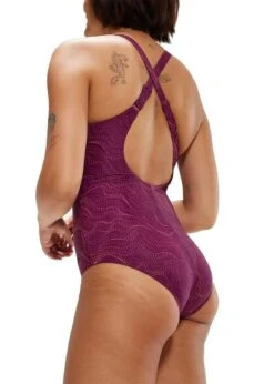Speedo Lexi Printed Swimsuit - Deep Plum / Cherry / Cinder Rose -Speedo Store tumbnail f048ed72 636e 4806 9817 6c01e3afda17