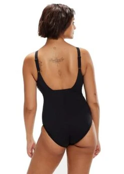 Speedo Shaping Contour Eclipse Printed Swimsuit - Black / White -Speedo Store tumbnail f482d1ce 04ee 4a2b 9e2a 6356d8275822