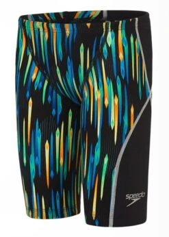 Speedo Boys Fastskin Junior LZR Racer X Jammer - Black / Chroma Blue / Brilliant Blue