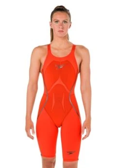 Speedo LZR Racer X Closedback Kneeskin - Orange / Black -Speedo Store x cb 3