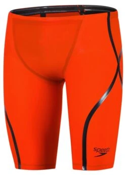 Speedo LZR Racer X High Waisted Jammer - Orange / Black -Speedo Store x jam hi 3